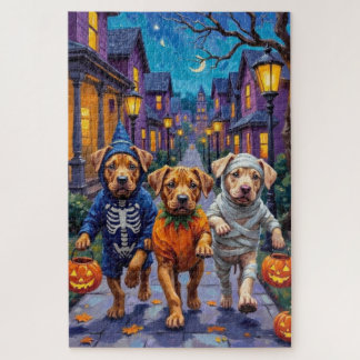 Puzzle Shar Pei Dogs Trick-or-Treating Halloween Costumes