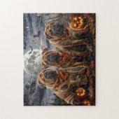 Puzzle Shar Pei Halloween Éffrayant (Vertical)
