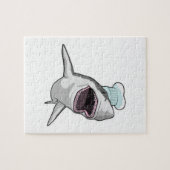 Puzzle Shark as Cook (Horizontal)