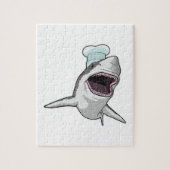Puzzle Shark as Cook (Vertical)