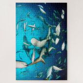 Puzzle Shark sous-marin Frenzy 20"x30" (Vertical)