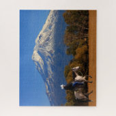 PUZZLE SHASTA DE BÂTI AVEC LE CHEVAL ET LE CAVALIER (Vertical)