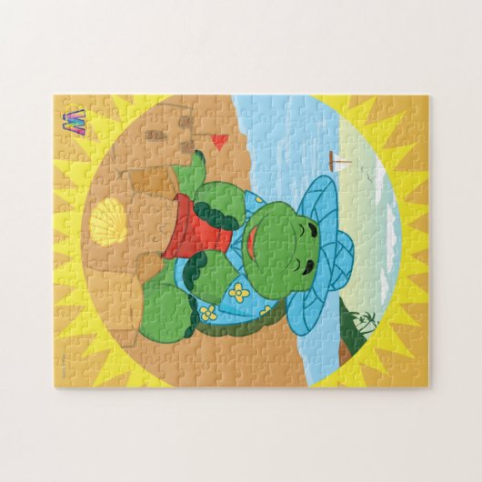 Puzzle Sheldon sur la plage (Horizontal)