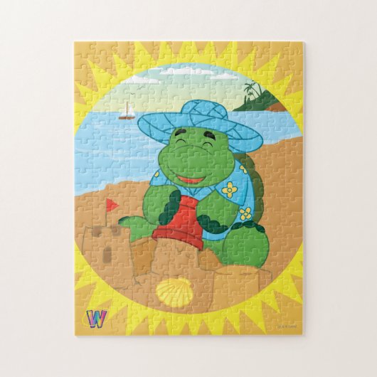 Puzzle Sheldon sur la plage (Vertical)