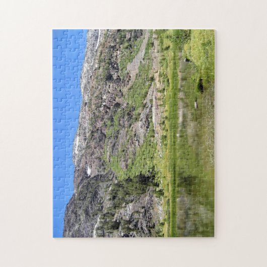 Puzzle Shell Lake, Tioga Pass, (Vertical)