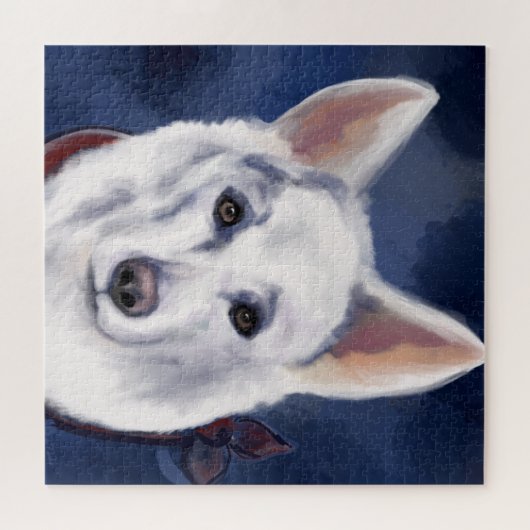 PUZZLE SHEPHERD ALLEMAND BLANC (Horizontal)