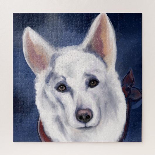 PUZZLE SHEPHERD ALLEMAND BLANC (Vertical)