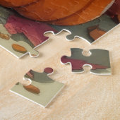 Puzzle Shetland Sheepdog Automne quitte Thanksgiving Art (Côté)