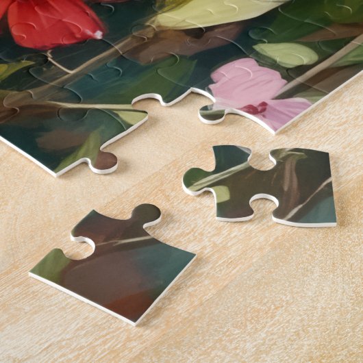 Puzzle Shetland Sheepdog Valentine's Day Heart Pillow (Côté)