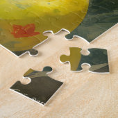 Puzzle Shiba Inu avec les oeufs de Pâques vacances (Côté)