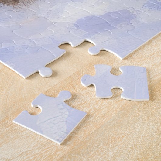 Puzzle Shiba Inu Laissez Neige Noël (Côté)