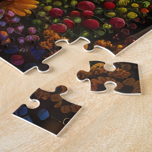 Puzzle Shih Tzu Chien Moisson d'automne Thanksgiving (Côté)
