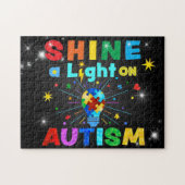 Puzzle SHINE a Light on AUTISM (Horizontal)
