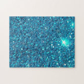 Puzzle Shine bleu extravagant (Horizontal)