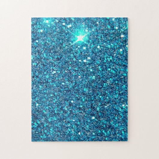 Puzzle Shine bleu extravagant (Vertical)