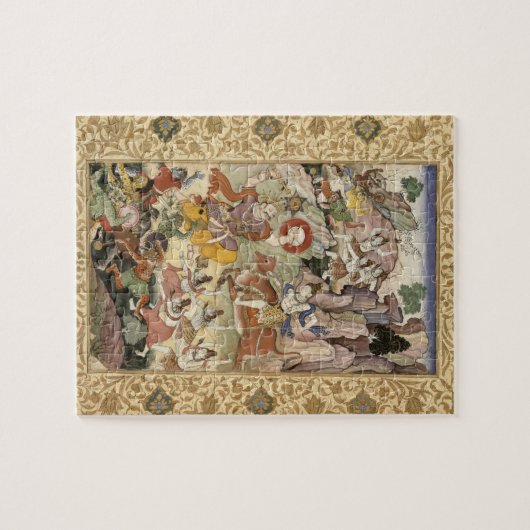 Puzzle Shiva tuant le démon Andhaka, c.1585-90 (Horizontal)