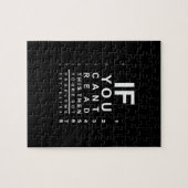 Puzzle Si vous pouvez lire ce tableau de test oculaire -  (Horizontal)