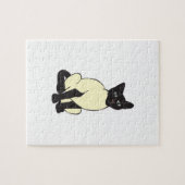 Puzzle Siamese Chat Animaux de compagnie mignons Destiny  (Horizontal)