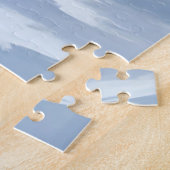 Puzzle Siberian Husky Dog Painting Winter Art (Côté)