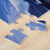 Puzzle Siberian Husky Howling at the Valentine's Heart (Côté)