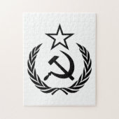 Puzzle Sickle And Hammer, USSR, CCCP, Communism (Vertical)
