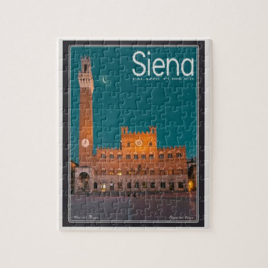 Puzzle Sienne - nuit de Palazzo Pubblico (Vertical)