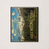 Puzzle Sierra National Forest California (Vertical)