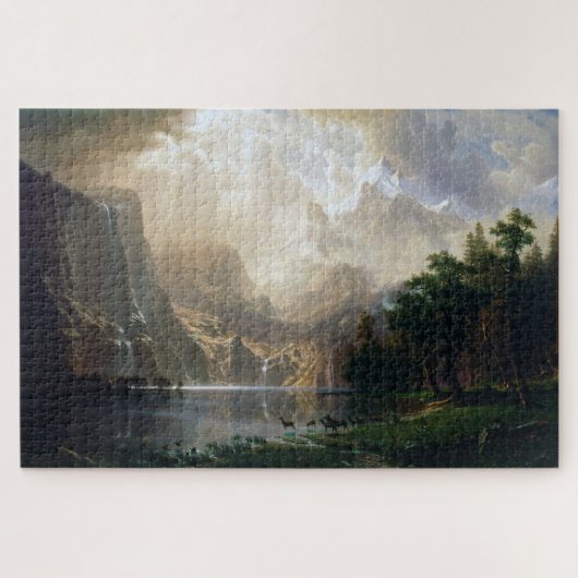 Puzzle Sierra Nevada, Californie, Albert Bierstadt (Horizontal)
