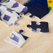 Puzzle Sifflets de fête pour chien heureux (Côté)