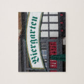 Puzzle Signe Biergarten, Allemagne (Vertical)