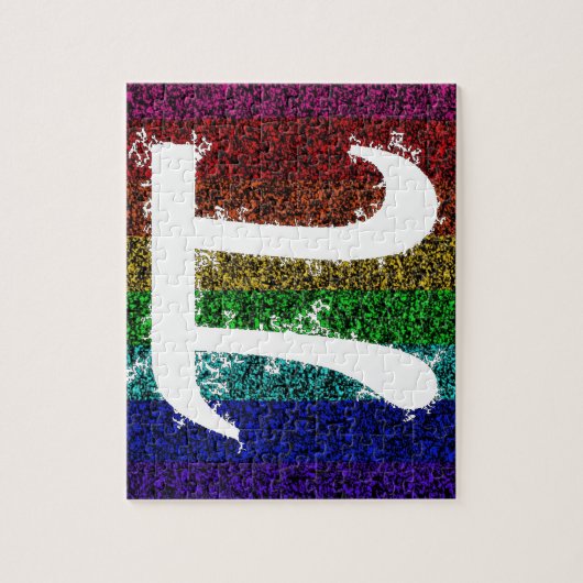 Puzzle Signe de l'arc-en-ciel pi (Vertical)