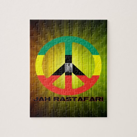 Puzzle Signe de paix de Jah Rastafari Selassie I (Vertical)