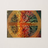 Puzzle Signe de paix d'or (Horizontal)