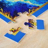 Puzzle Signe du zodiaque Scorpion émergeant des eaux prof (Côté)
