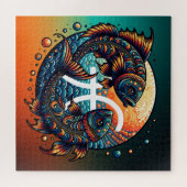 Puzzle SIGNE Horoscope Astrologique Poissons Zodiac (Horizontal)