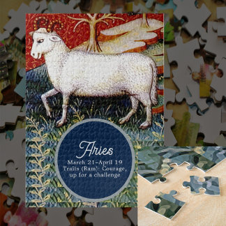 Puzzle Signe Zodiac Bélier le bélier fête d'anniversaire