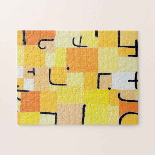 Puzzle Signes en Jaune, Paul Klee (Horizontal)