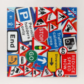 Puzzle Signes routiers (Horizontal)
