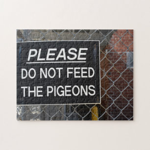 Puzzle S'il vous plaît ne nourrissez pas les pigeons New 