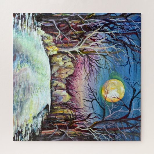 Puzzle Silent Night Winter (Horizontal)