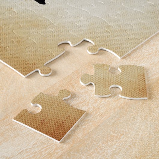 Puzzle Silhouette à deux chats (Côté)