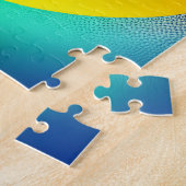 Puzzle Silhouette Abstraite Cravate arc-en-ciel mourir (Côté)