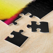 Puzzle Silhouette Arbres et Amusants Pastel Arrière - pla (Côté)