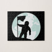 Puzzle Silhouette d'astronaute (Horizontal)