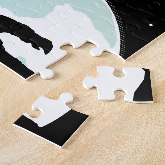 Puzzle Silhouette d'astronaute (Côté)