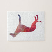 Puzzle Silhouette de cosmos de lévrier (Horizontal)