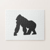 Puzzle Silhouette de Gorille (Horizontal)