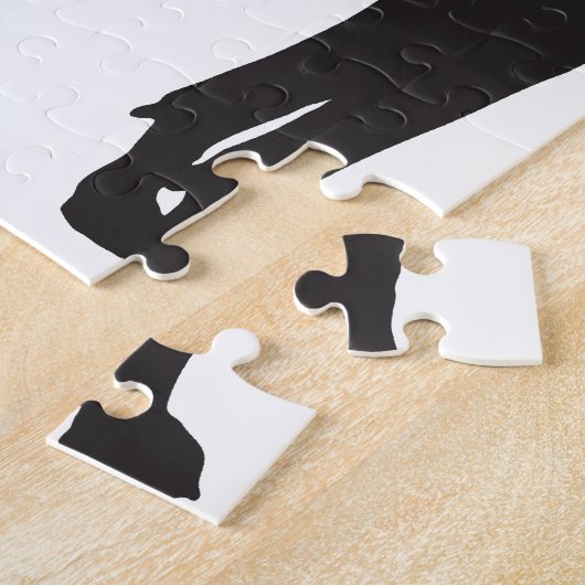 Puzzle Silhouette de great dane (Côté)