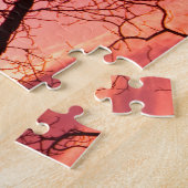 Puzzle Silhouette de l'Arbre Soudé du soir (Côté)