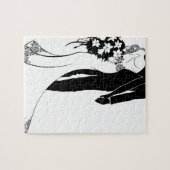 Puzzle Silhouette de mariage de jeunes mariés (Horizontal)